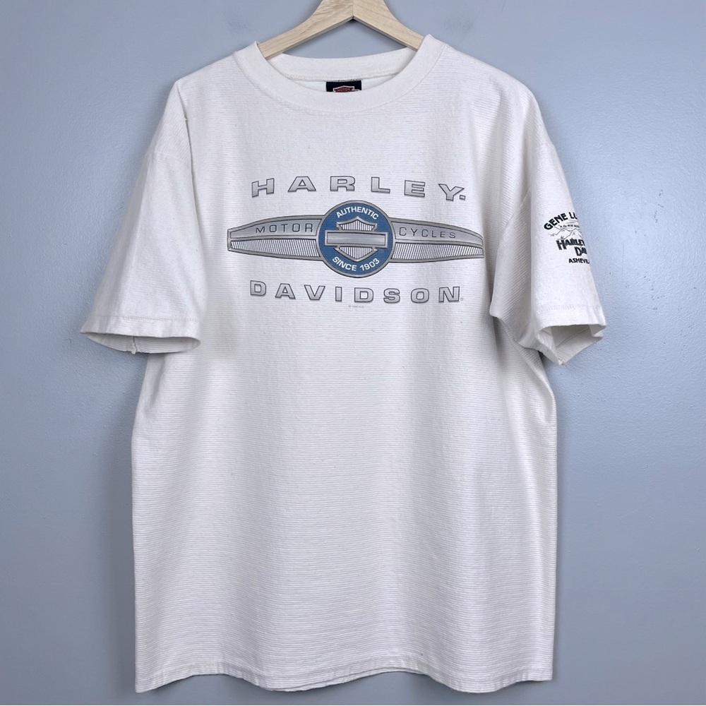 Harley Davidson Men's R.k. Stratman Graphic Print Asheville NC T-Shirt Size XL